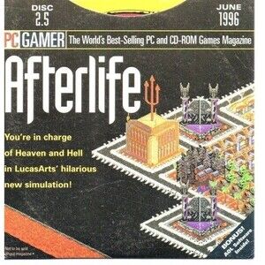 Legacy "PC Gamer" 2-pack CD-ROMs; Afterlife & More, MDK & more, vintage